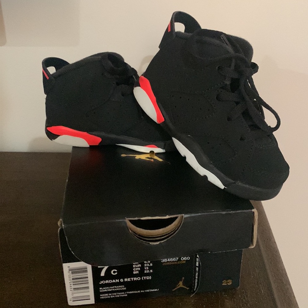 Jordan 6 Retro TD 7C Black Infrared - Picture 2 of 4